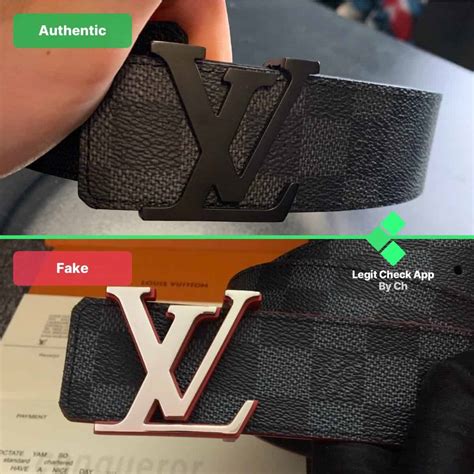 authentic louis vuitton belt vs fake|genuine louis vuitton belt.